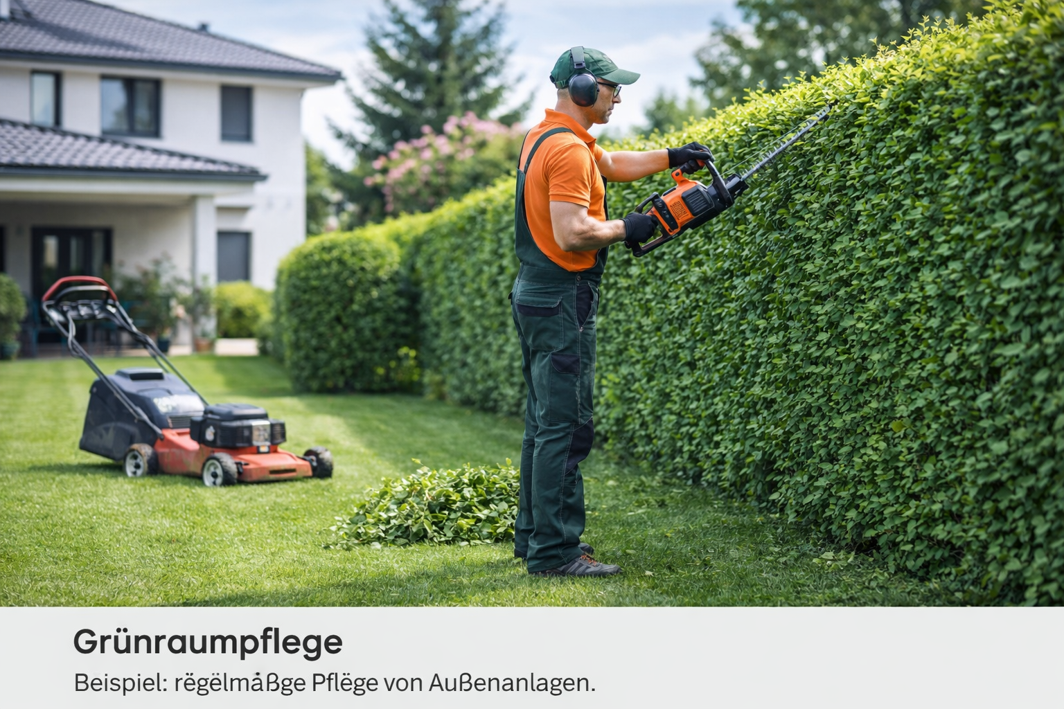 Grünraumpflege – regelmäßige Pflege von Außenanlagen